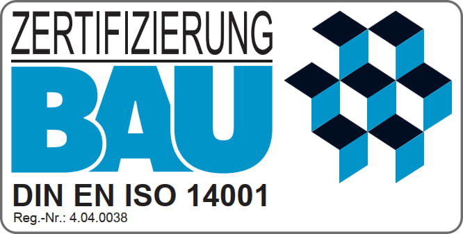 Zertifikat DIN EN ISO 14001